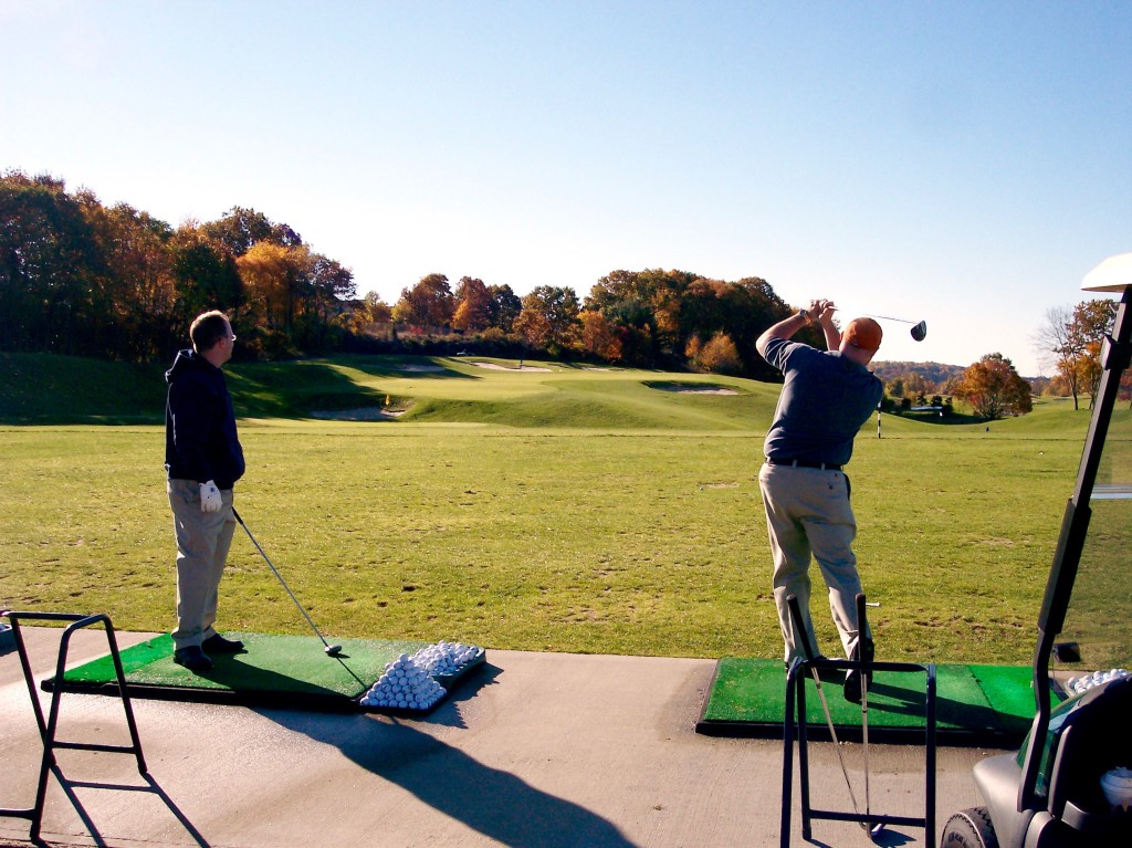 Do you dread the driving range? (photo by Greg D'Andrea)