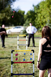 Find Ladder Golf at you summer backyard parties... (photo by Melanie Dueck / CC BY-ND 2.0)