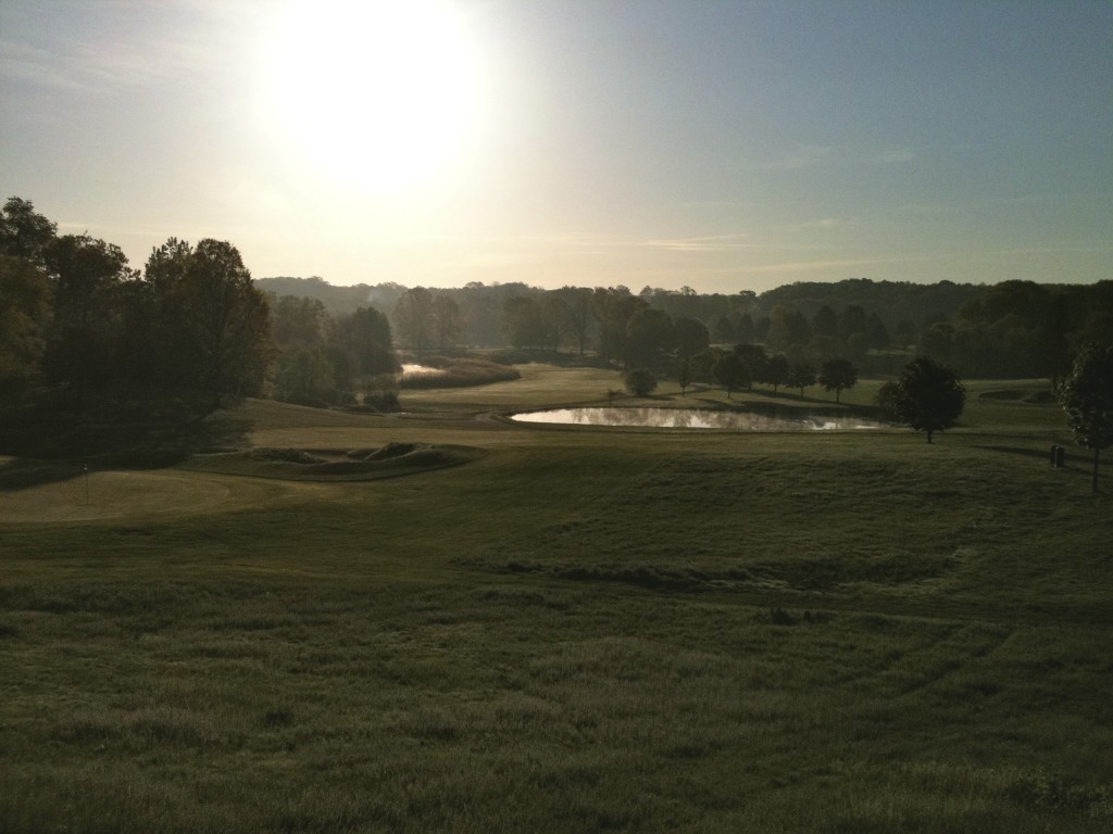 Are you up at the crack of dawn to play golf? Because that's when I snapped this photo! (photo by Greg D'Andrea)