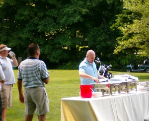 Do you expect tons of food at a golf tournament?