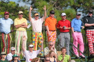 Golf Fan Dressed Like Golfer