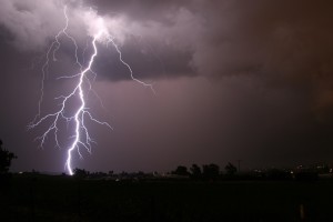 Lightning golf course