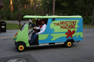 Golfcart Mystery machine