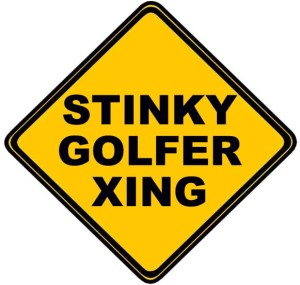 stinkygolfercrossing